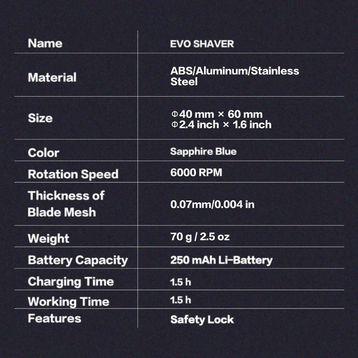 EVO Shaver